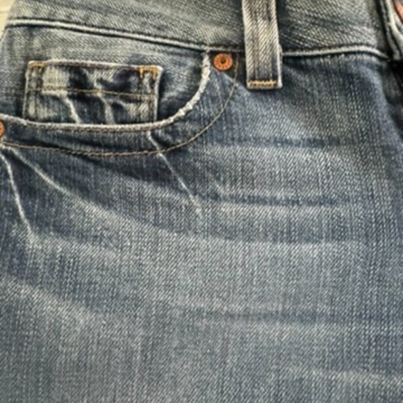 Guess Premium Low-Rise Medium Wash Boot Cut Jeans - Picture 7 of 16